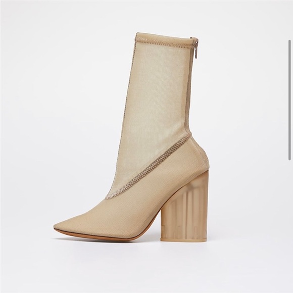 NWOT YEEZY Season 7 STRETCH MESH ANKLE BOOT (US size 9)Military Light!Rare! - Picture 4 of 5